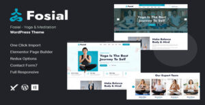 Fosial – Yoga & Meditation WordPress Theme