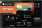 Freethinker – Freelancer & Portfolio Elementor Template Kit