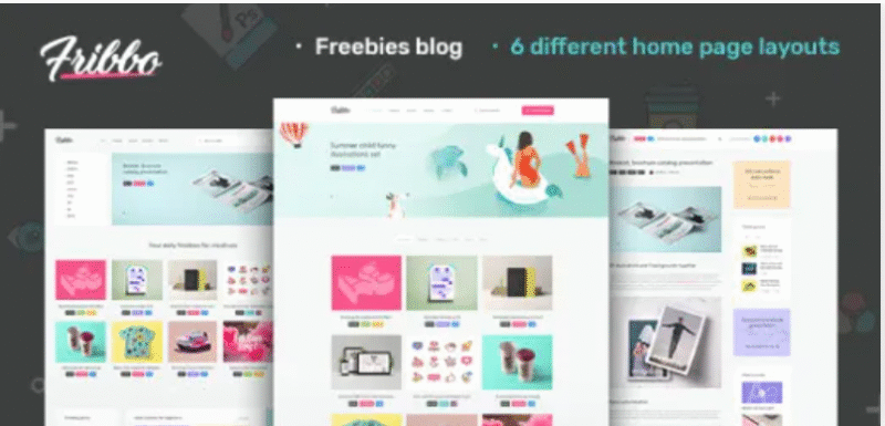 Fribbo – Freebies Blog WordPress Theme  1.0.4