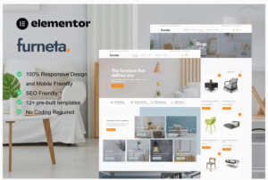 Furneta Furniture Shop Elementor Template Kit