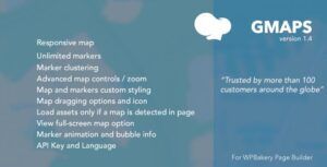 GMAPS FOR WPBAKERY PAGE BUILDER 1.6