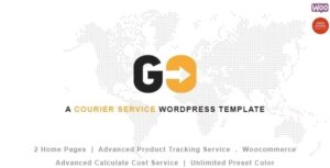 GO Courier– Delivery Transport WordPress Theme  2.5.3