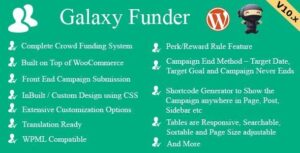 Galaxy Funder – WooCommerce Crowdfunding System 12.0