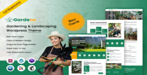 Gardenx – Multipurpose Gardening & Landscaping WordPress Theme