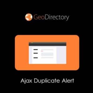 GeoDirectory Ajax Duplicate Alert 2.3.1