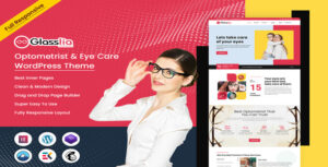 Glasslia – Optometrist & Eye Care WordPress Theme