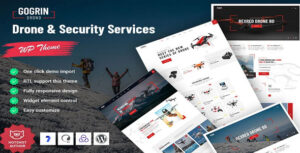 Gogrin – Drone & Security WordPress Theme
