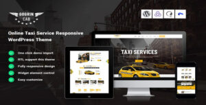 Gogrin – Online Taxi Service WordPress Theme