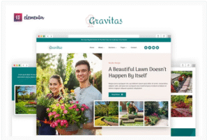 Gravitas Garden & Landscape Design Elementor Template Kit