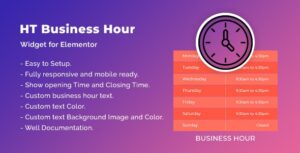 HT BUSINESS HOUR WIDGET FOR ELEMENTOR 1.0.2
