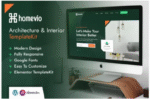 Homevio | Architecture Interior Elementor Template Kit