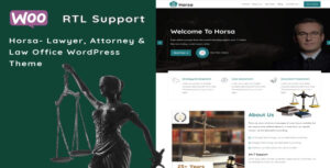 Horsa – Law Firm and Attorney WordPress Theme