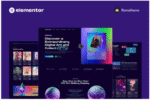 IMAGINE – Creative NFT Portfolio Elementor Pro Full Site Template Kit