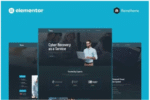 Intera – Cybersecurity Elementor Pro Full Site Template Kit
