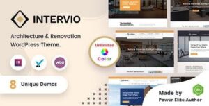Intervio – Interior and Architecture WordPress Theme + RTL 3.0.0