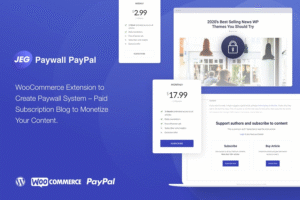 JEG PAYPAL PAYWALL & CONTENT SUBSCRIPTIONS SYSTEM 1.0.2