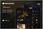 Jbanez – Guitar & Music Equipment Store Elementor Template Kit