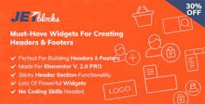 JetBlocks – Elementor Header & Footer Widgets WordPress Plugin