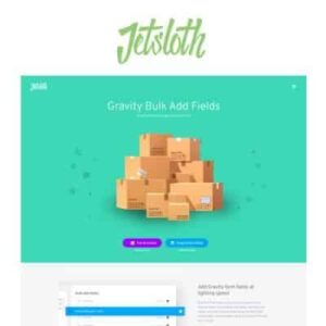 Jetsloth Gravity Forms Bulk Add Fields 1.1.7
