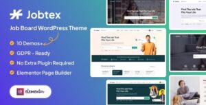 Jobtex: Job Board WordPress Theme 1.0.7