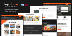 Joy Home – Roofing Services WordPress Theme
