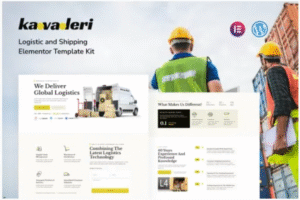 Kavaleri Logistic & Shipping Elementor Template Kit