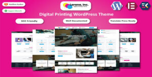 Larana Inc – Digital Printing WordPress Template WordPress Theme