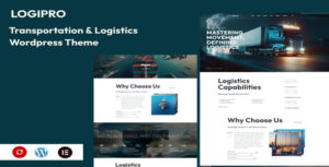 Logipro – Transportation & Logistics Wordpress Theme