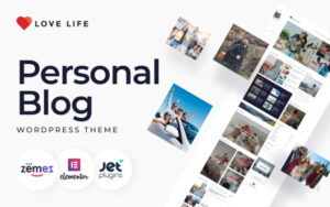 Love Life – Responsive Personal Blog WordPress Theme 1.0.1