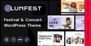 Lunfest – Festival & Concert WordPress Theme 1.0.0