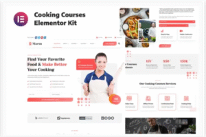 Maem – Cooking Courses Elementor Template Kit