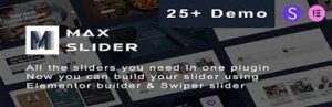Max Slider Pro – Build Sliders Using Elementor WordPress Plugin