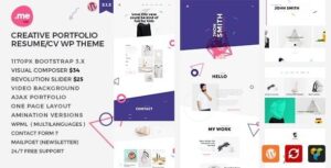 Me – Creative Portfolio & Resume / CV WordPress Theme 2.1