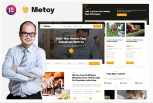 MeToy – Toys Craft Industry Elementor Template Kit
