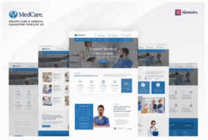 Medcare – Health Care & Medical Elementor Template Kit