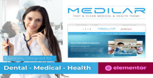 Medilar – Fast & Clean Medical & Health Clinic Wordpress Theme