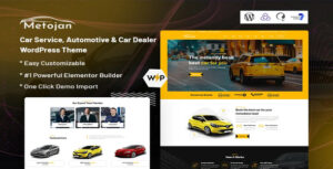 Metojan – Car Service, Automotive & Car Dealer WordPress Theme