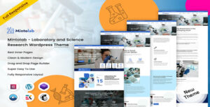 Mintolab – Laboratory and Science Research Wordpress Theme