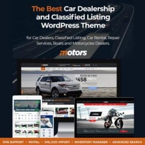 Motors - Car Dealer, Rental & Listing WordPress theme 2025