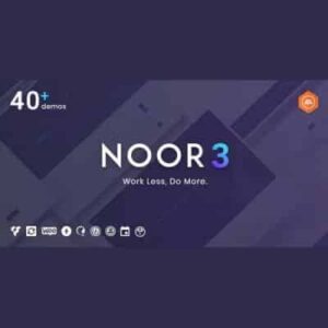 Noor 5 MultiPurpose and Fully Customizable Creative AMP Theme 5.8.3