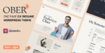 Ober CV Resume WordPress Theme 1.0.8