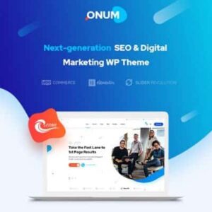 Onum SEO and Marketing Elementor WordPress Theme 1.2.16.2