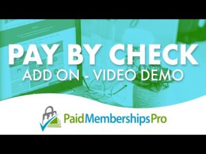 Paid Memberships Pro – Pay by Check Add On 0.11.2