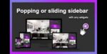 Popping or Sliding Sidebar with any Widget WordPress Plugin