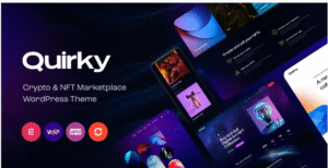 Quirky – NFT, Token & Blockchain WCFM Marketplace WordPress Theme 1.0