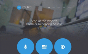 Recording Studio Responsive Website Template