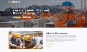 Rekon – Construction WordPress Theme 1.0.14