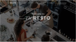 Resto – Cafe & Restaurant Multipage Website Template