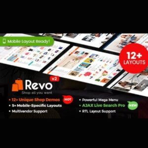 Revo Multipurpose WooCommerce WordPress Theme 4.0.12