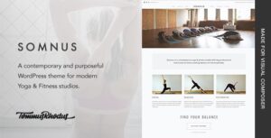 SOMNUS – YOGA & FITNESS STUDIO WORDPRESS THEME 1.0.9